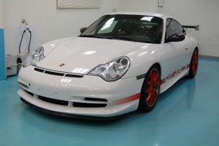 ポルシェ996GT3RSガラスコーティング画像