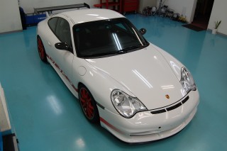 ポルシェ996GT3RSガラスコーティング画像