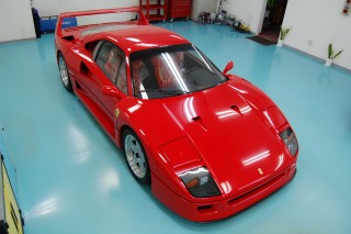 F40ガラスコーティング