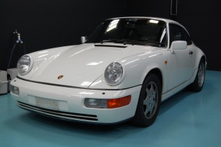 ポルシェ964ガラスコーティング画像