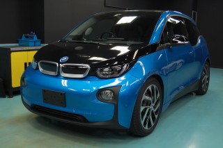 BMW i3ガラスコーティング画像