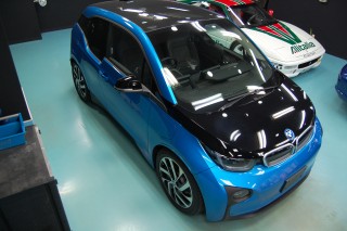 BMWi3ガラスコーティング画像