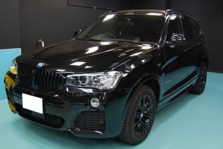 BMWX3ガラスコーティング画像