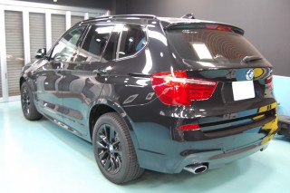 BMWX3ガラスコーティング画像