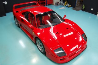 フェラーリF40ガラスコーティング画像