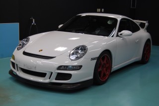 ポルシェ997 GT3ガラスコーティング