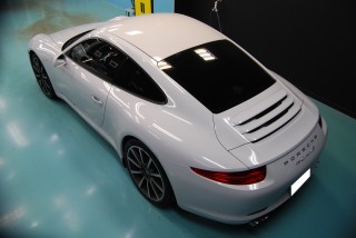 ポルシェ991Sガラスコーティング画像