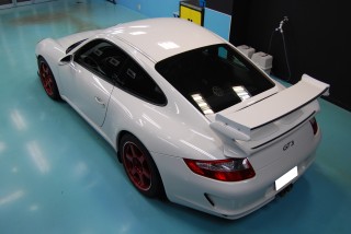 ポルシェ997 GT3ガラスコーティング