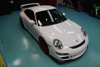 ポルシェ997 GT3ガラスコーティング