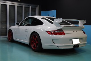 ポルシェ997 GT3ガラスコーティング