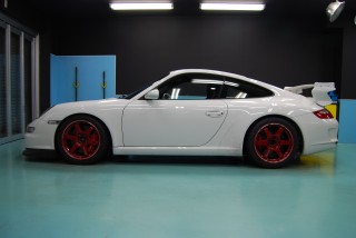 ポルシェ997 GT3ガラスコーティング