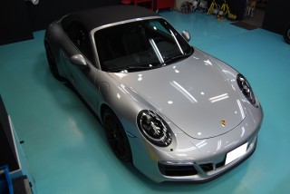 ポルシェ991GTSガラスコーティング画像