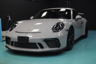 ポルシェGT3ガラスコート画像