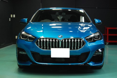 BMW218iグランクーペガラスコート画像