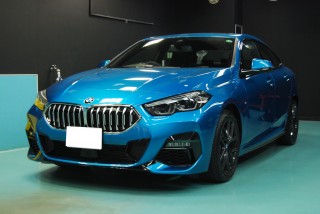 BMW218iグランクーペガラスコート画像
