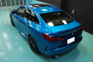BMW218iグランクーペガラスコート画像