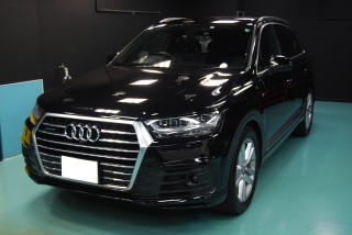 アウディQ7ガラスコート画像