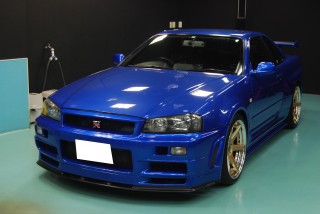 日産34GTRガラスコート画像