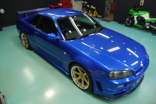 日産34GTRガラスコート画像