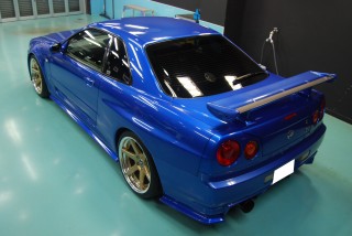 日産34GTRガラスコート画像
