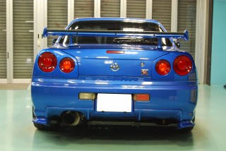 日産34GTRガラスコート画像