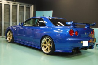 日産34GTRガラスコート画像