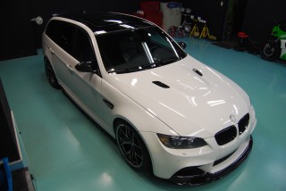 BMW3ツーリングガラスコート画像