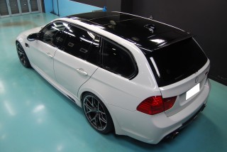 BMW3ツーリングガラスコート画像