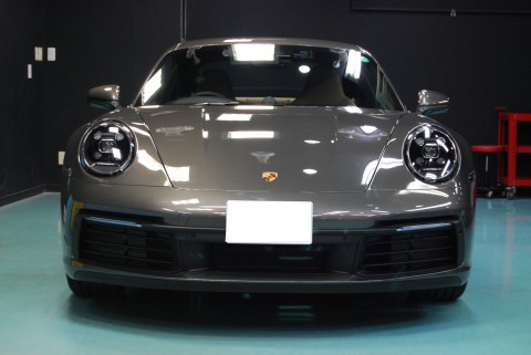 ポルシェ911カレラSガラスコート画像