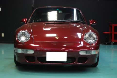 ポルシェ993ガラスコート画像