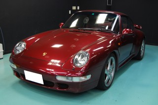 ポルシェ993ガラスコート画像