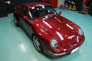 ポルシェ993ガラスコート画像