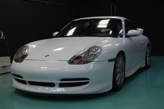 ポルシェ993gt3ガラスコート画像