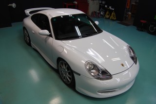 ポルシェ993gt3ガラスコート画像