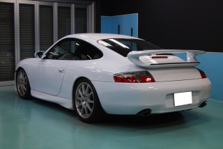 ポルシェ993gt3ガラスコート画像